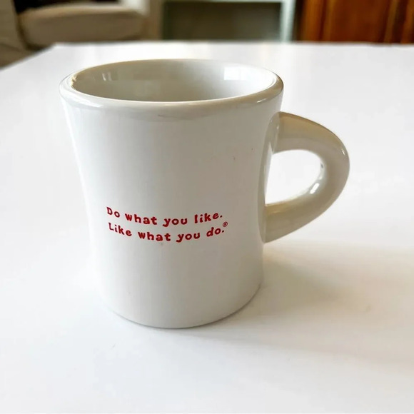 Life Is Good Heart Logo Mug Do‎ What You Like Like What You Do Quote Coffee Tea - Picture 6 of 8